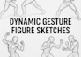 draw dynamic gesture figure sketches